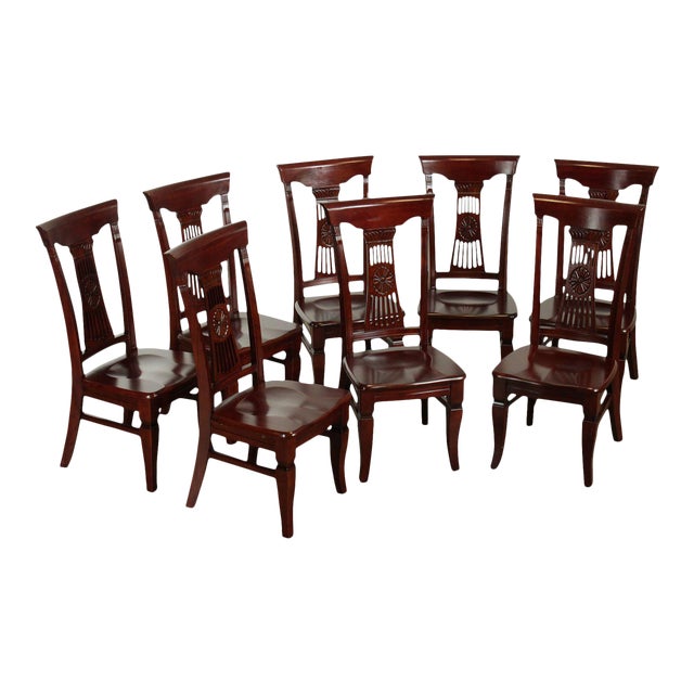 Quality Chinese Rosewood Dining Chairs Set of 8 Chairish