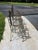 Metal Vintage Neoclassical Style Green Wrought Iron Lyre Harp Garden Chairs - Set of 4 For Sale - Image 7 of 12