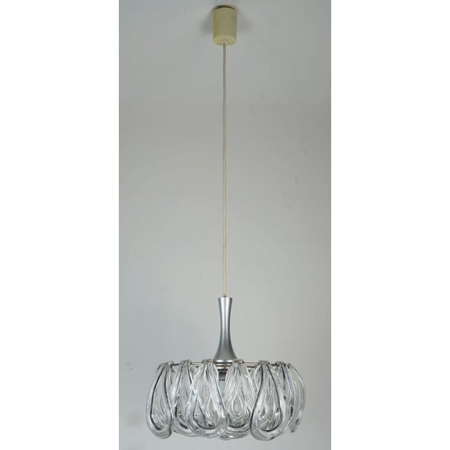 1970s Mid-Century Space Age Pendant Light with 24 Acrylic Elements, 1960s For Sale - Image 5 of 12