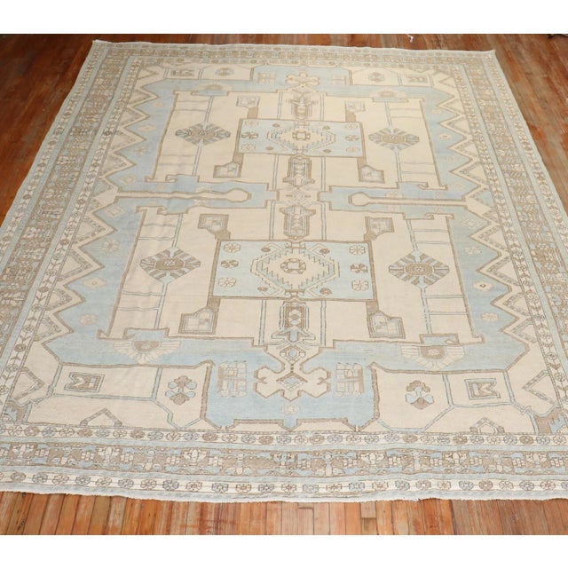Early 20th Century Vintage Persian Veece Rug, 10'3'' X 13'7'' For Sale - Image 5 of 12