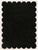 Fossay Shag Machine Woven Rug Black 8x10 For Sale - Image 4 of 4