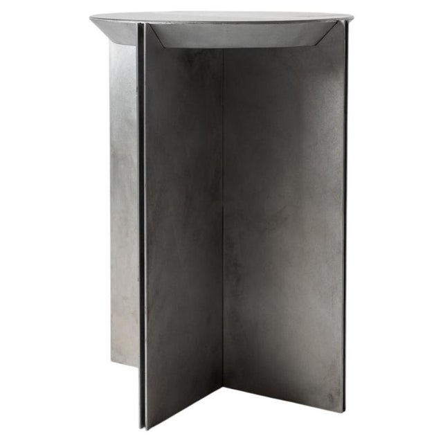 H5 Hand Decorated Metal & Aluminium Side Table by Studio Nyx For Sale - Image 17 of 17