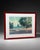 Coastal Large Red Framed Coastal Countryside Landscape Wall Art For Sale - Image 3 of 4