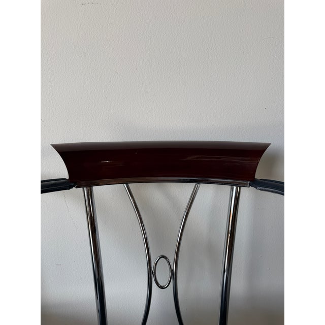Wood Vintage Spanish Manuel Vidal Grau “Swan” Dining Armchairs – Pair For Sale - Image 7 of 17
