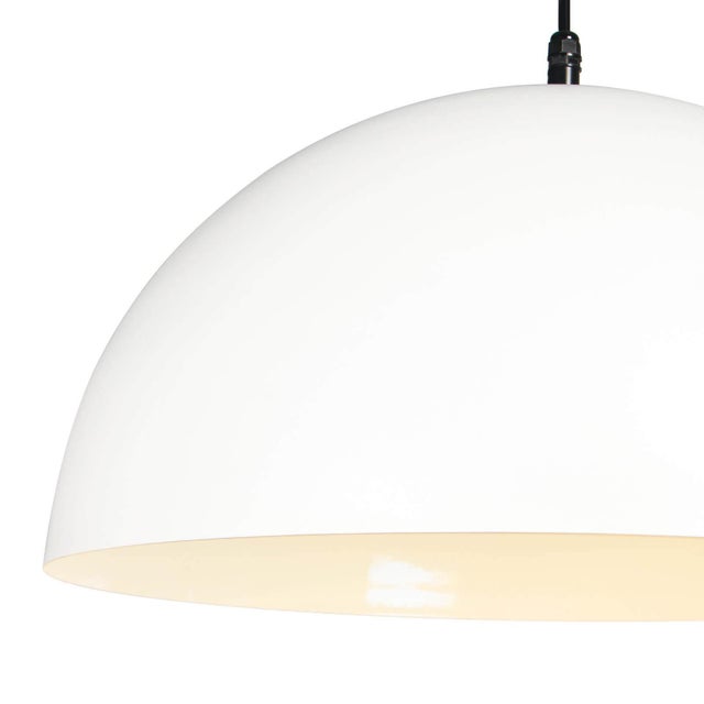 Regina Andrew Peridot Aluminum Outdoor Pendant, Large, White For Sale - Image 4 of 7