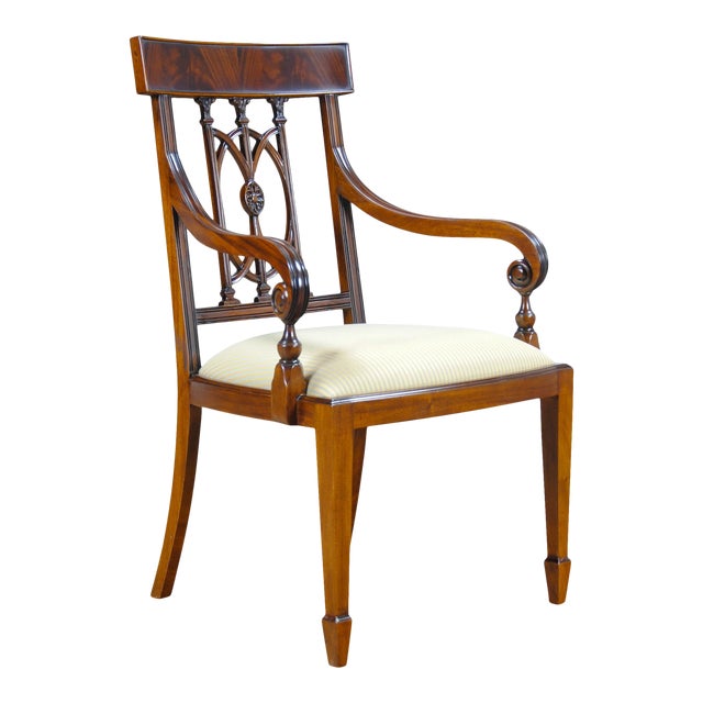 Mahogany Hepplewhite Arm Chair Chairish