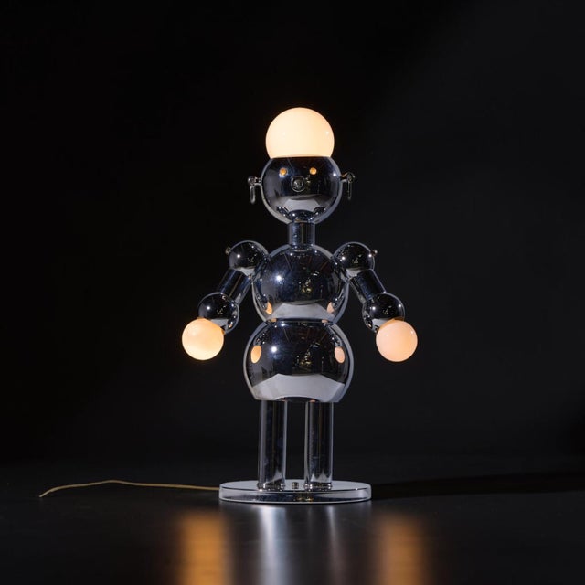 Mid 20th Century Torino Mid Century Modern Robot Lamp For Sale - Image 9 of 10
