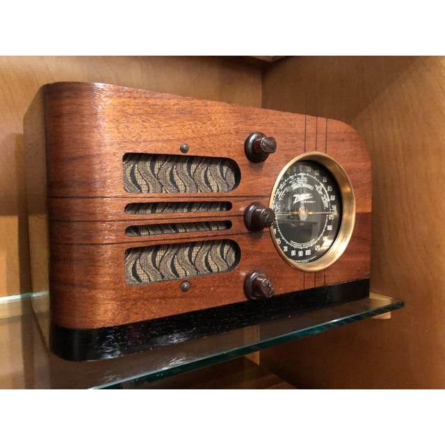 1938 Zenith Model 6 D 219 Table Top Tube Radio Bluetooth Chairish