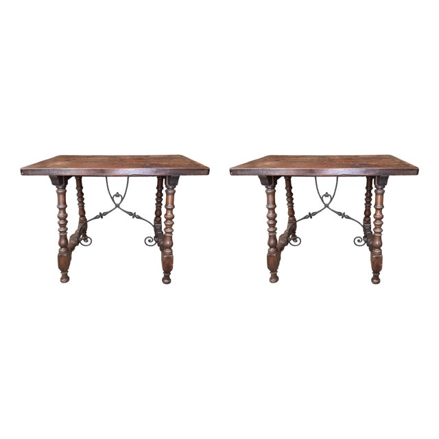 Pair of 19th Century Spanish Tables For Sale