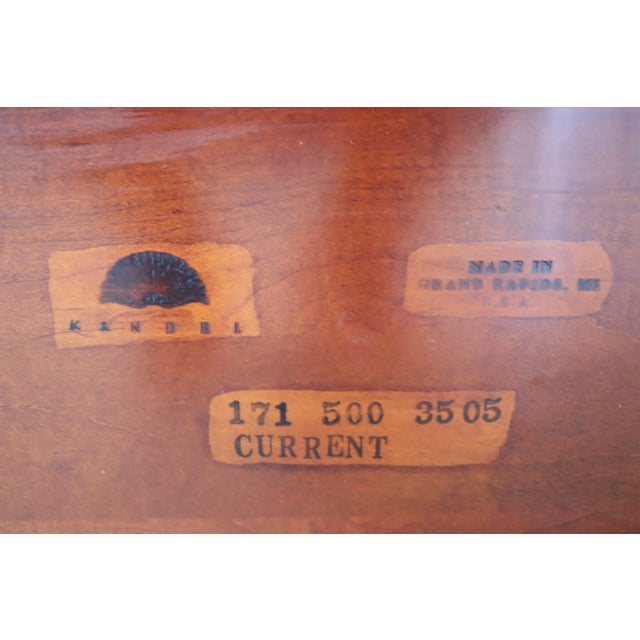 Late 20th Century Kindel Contemporary Cherry Headboard Queen For Sale - Image 5 of 6