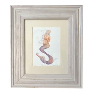 Framed Print Pregnant Mermaid Sea Maiden #15 by Robert Kline Art Artwork For Sale