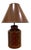 Louis Vuitton Hand Painted Tole Lamp and Shade For Sale - Image 10 of 12