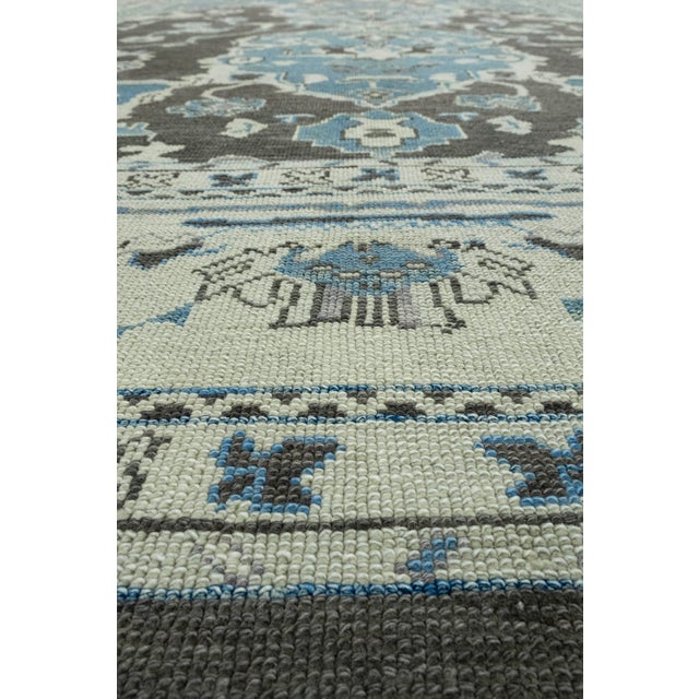 Turkish Oushak Rug 10'2" x 13'1" #18575 For Sale In Houston - Image 6 of 8