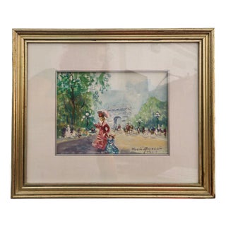 Merio Ameglio, Paris, 1920s, Oil on Canvas, Framed For Sale