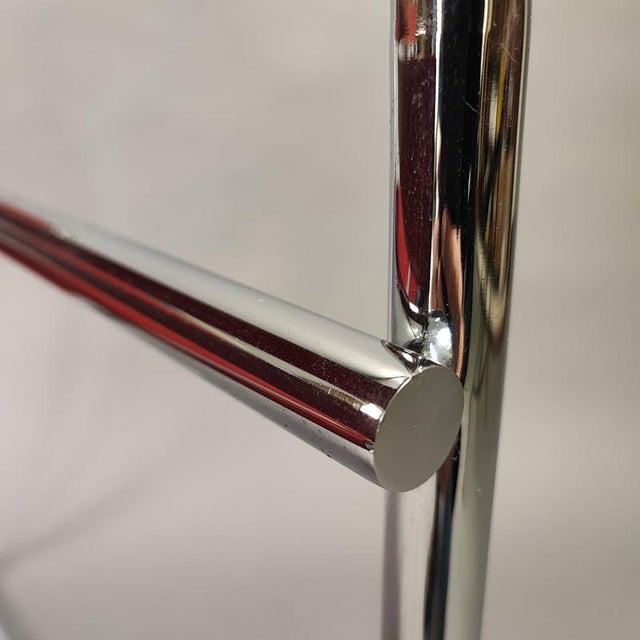 Wassilly Chair in Red Leather by Marcel Breuer for Gavina, 1960s For Sale - Image 9 of 11