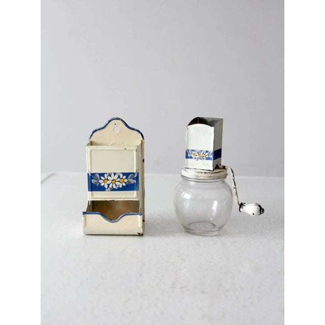 Vintage Enamel Kitchen Set by Kitchen Beautilities Circa 1930s - 1940s For Sale - Image 13 of 18