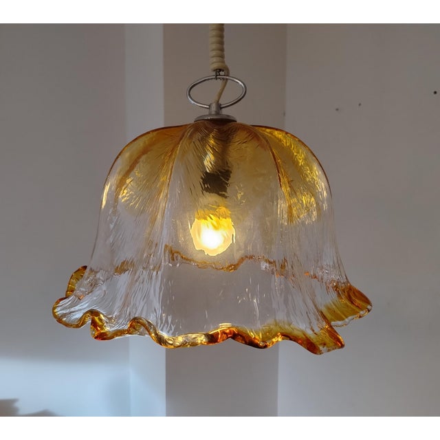 1960s Mid-Century Modern Murano Glass Pendant, 1960s For Sale - Image 5 of 18