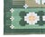 Handmade Cotton Rug, Natural Vegetable Dyed Green and Cream Geometric Rug - 10'x14' For Sale - Image 10 of 11
