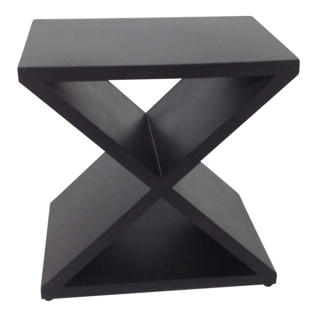 Modern Mid Century Style Wooden End Table For Sale