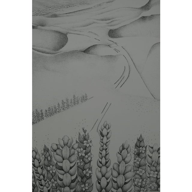Gochka Charewicz The Lost Valley Original lithograph Signed in pencil Limited edition of 29 copies (the number pictured is...