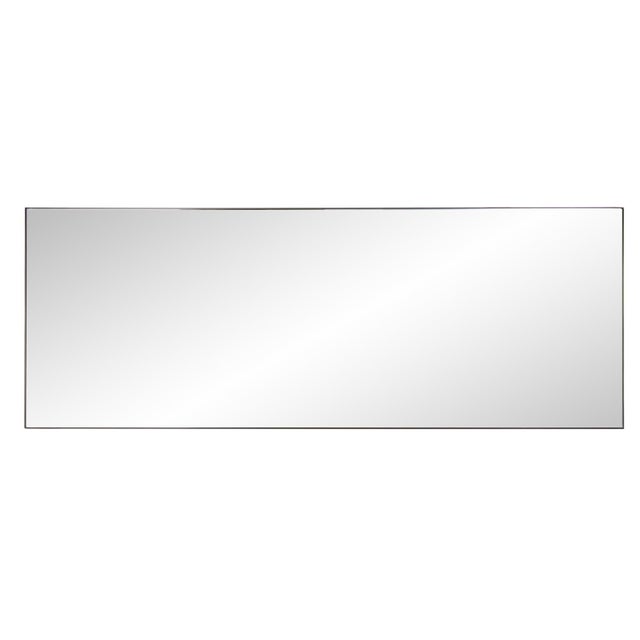 Brown Van Buren Brushed Brass Rectangle Mirror For Sale - Image 8 of 8