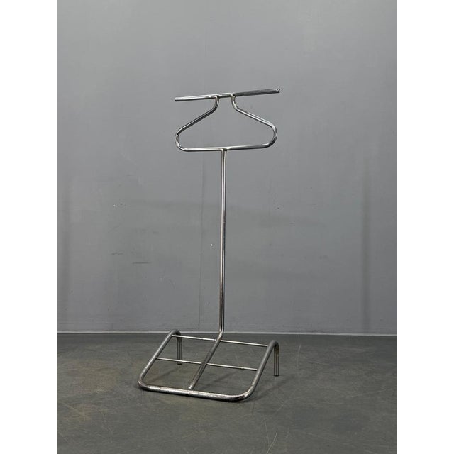 Bauhaus Vintage Bauhaus Chrome Clothes Valet, Czechoslovakia, 1930s For Sale - Image 3 of 16