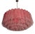 Large Murano Glass Chandelier with 101 Pink Alabaster Glass Tubes, 1990s For Sale