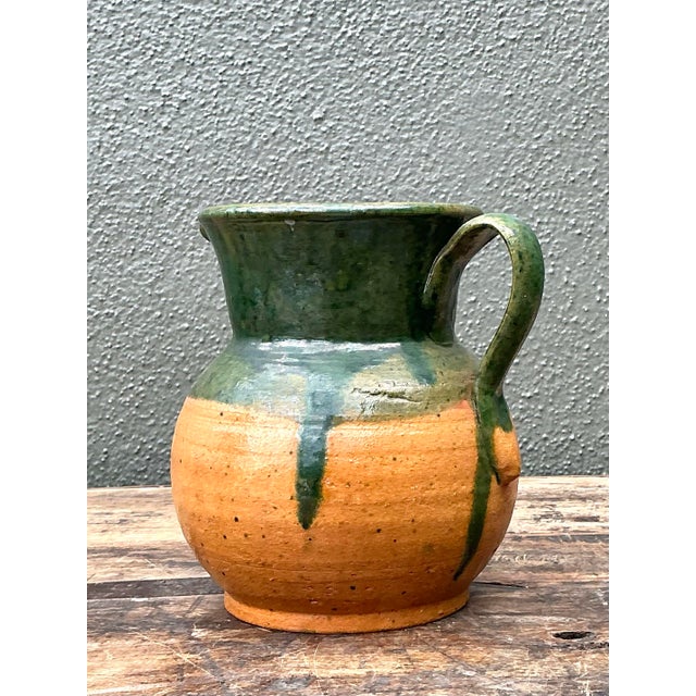 Vintage Original Studio Pottery Pitcher For Sale - Image 10 of 12