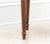 Theodore Alexander Mahogany Galleried Drinks Table With Leather Top & Drawer For Sale - Image 9 of 11