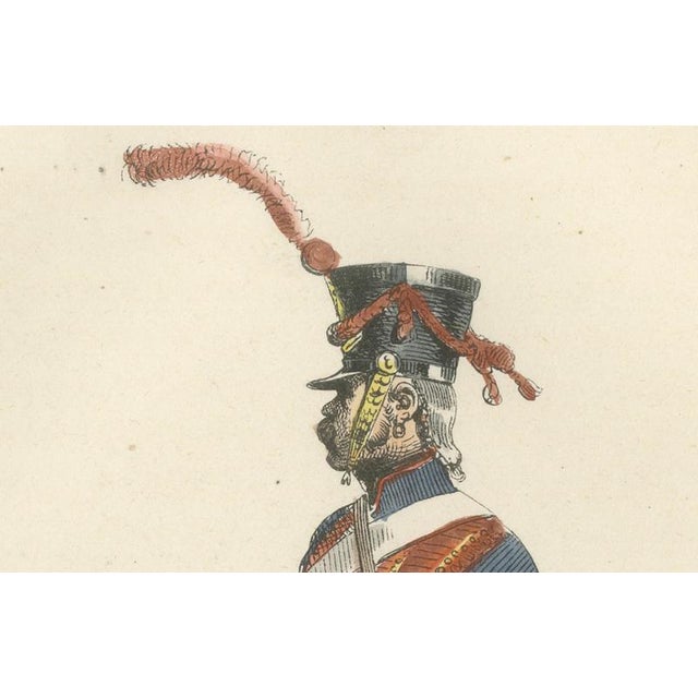Traditional Napoleonic Horse Artillery, 1843, Paper For Sale - Image 3 of 10
