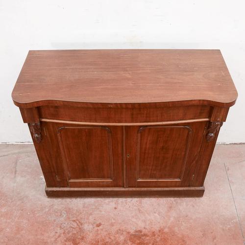 Sideboard with Doors, Drawer and Curved Top For Sale - Image 5 of 9