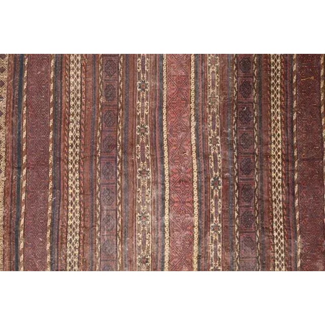 1900 - 1909 1900s Antique Soumak Kilim For Sale - Image 5 of 8