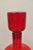 Blenko Mid Century Modern Blenko Large Red Blown Art Glass Vase Vessel Jug With Stopper For Sale - Image 4 of 9