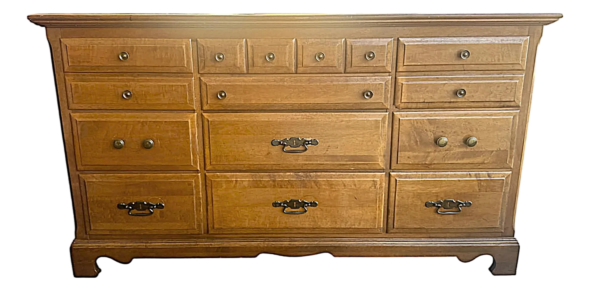 Provincetown' 60” Solid Maple Credenza or Dresser by Dearborn of