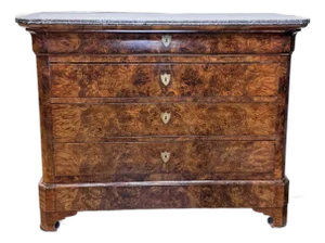 19th Century Louis Philippe Chest With Marble