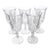 1990s Waterford Marquis Crystal Iced Tea or Water Goblets Tall Cut‑Glass Stemware for Grandmillennial - Set of 5 For Sale