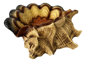 Vintage Plastic Shell Bowl, 1970s