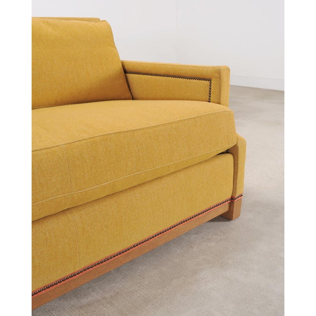 Holly Hunt for Studio H George v Sofa in Goldenrod Fabric For Sale - Image 12 of 18