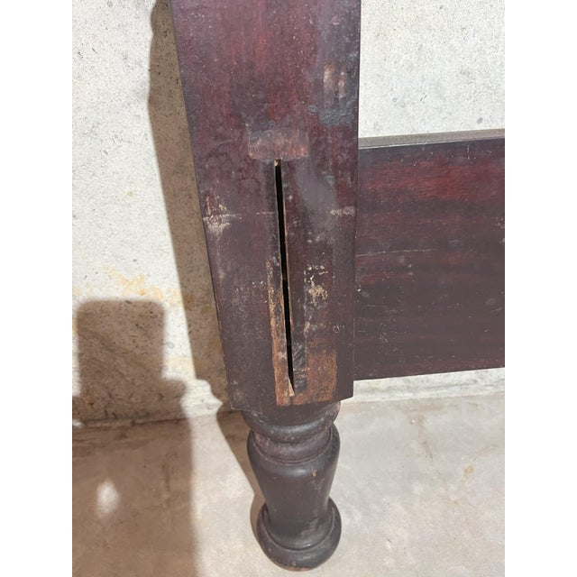 Vintage Traditional Head and Foot Board Set-Double/Full Size For Sale - Image 9 of 11