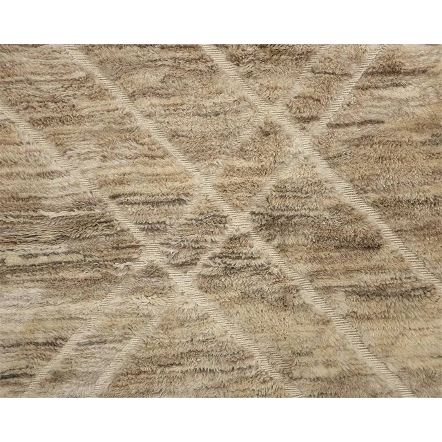 Textile Hand-Knotted Wool Premium Rug by Azele Studio For Sale - Image 7 of 10