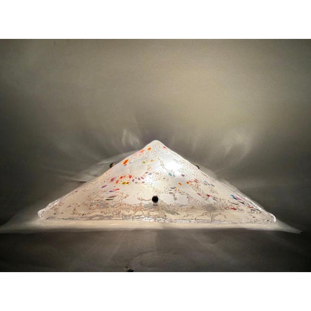 Modern Murano Glass Pyramid Lamp from La Murrina, Italy, 1980s For Sale - Image 12 of 16