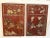Pair of Distressed Antique Chinese Hand Painted Wooden Panels For Sale - Image 13 of 13