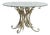 Mid-Century Sheaf of Wheat Coffee with Glass Top from Coco Chanel, 1940s For Sale