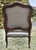 Green Fairfield Co Wood Armchair Vintage Traditional French Louis XV Parlor Accent For Sale - Image 8 of 12