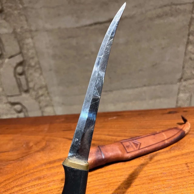 1960s Fish Fillet Knife Stainless Fiskars Normark Finland For Sale - Image 10 of 11