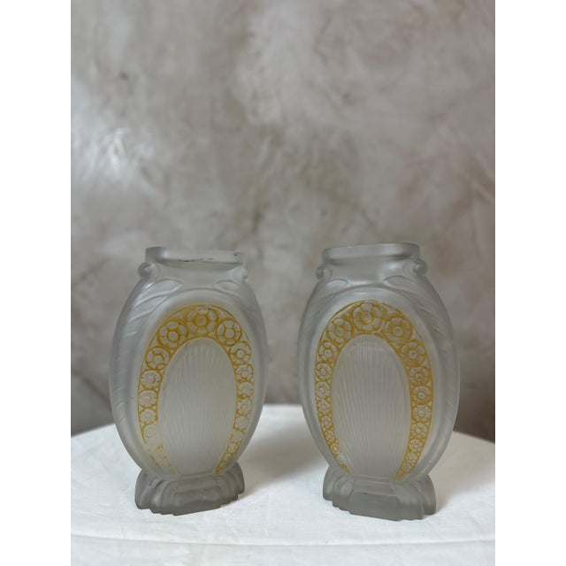 Vintage Vases by Muller Frères, 1930s, Set of 2 For Sale - Image 13 of 13