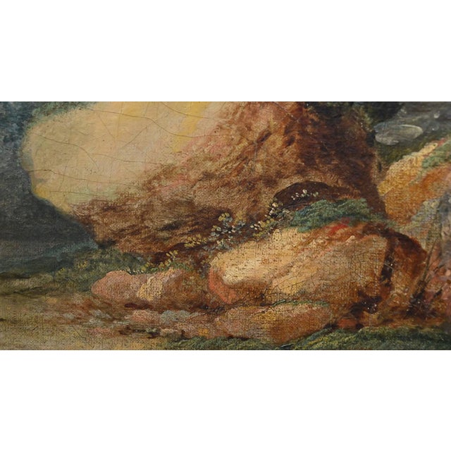 After Jean Pillement, Path Opening Onto the Sea, Oil on Panel, Late 19th Century For Sale - Image 11 of 17