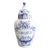 19th Century Dutch Delft Faience Lidded Apothecary Jar For Sale