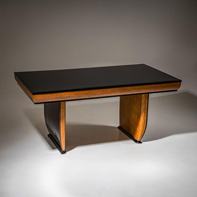 Osvaldo Borsani Art Deco Dining Table in the style of Osvaldo Borsani, Italy, 1940s For Sale - Image 4 of 11