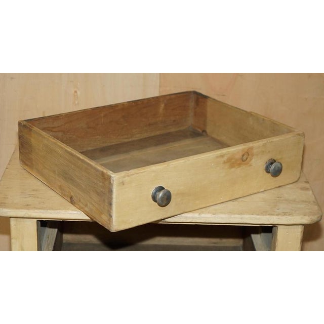 Antique Georgian Pine Housekeeper's Drawers Sideboard, 1800s For Sale - Image 15 of 18